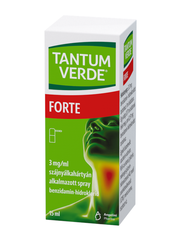 Tantum Verde® Forte 3 mg/ml szájnyálkahártyán alkalmazott spray