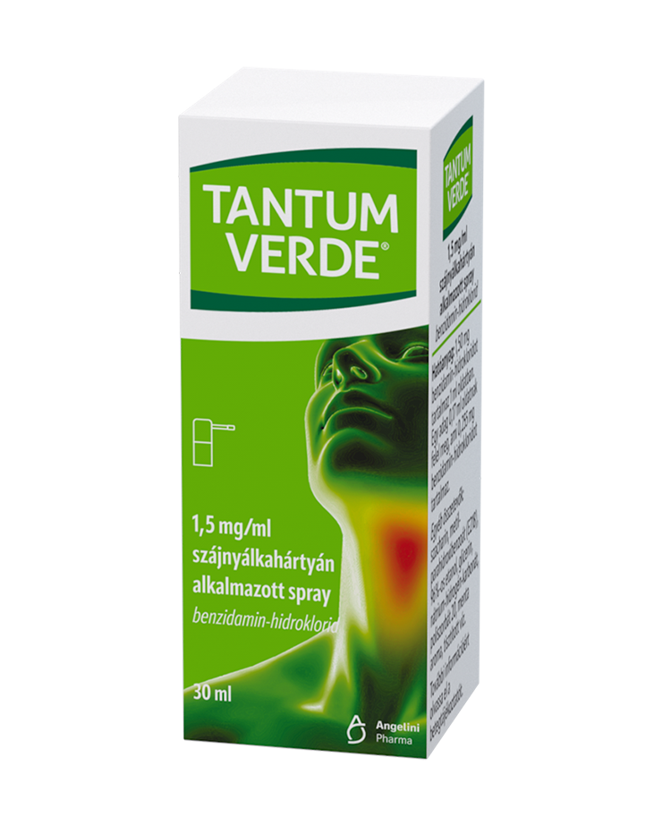 Tantum Verde® 1,5mg/ml szájnyálkahártyán alkalmazott spray
