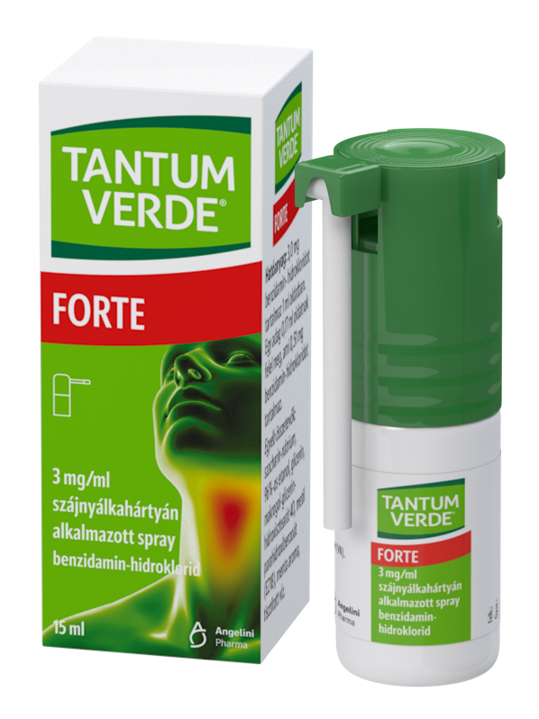 Tantum Verde® Forte 3 mg/ml szájnyálkahártyán alkalmazott spray
